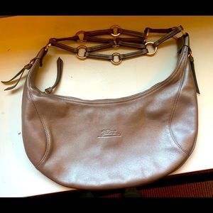 Longchamp “spider” bag-rose gold-$189
